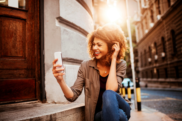 Phone Video Call Woman
